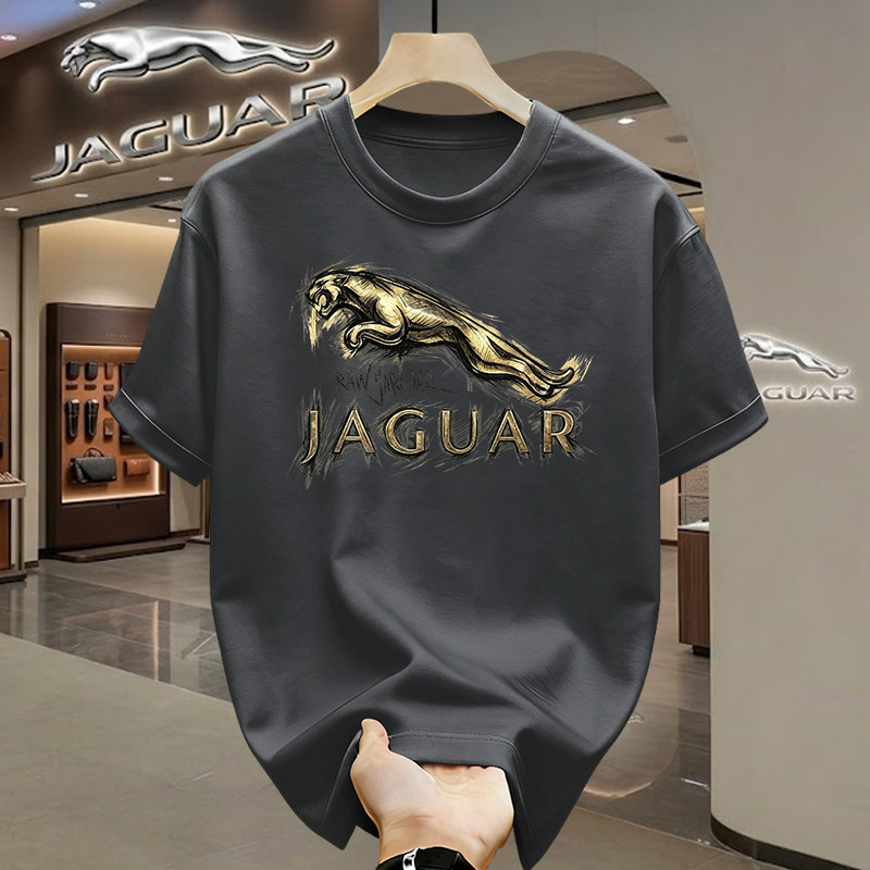 KATUN Jaguar เสื้อยืดสําหรับผู้ชายและผู้หญิงผ้าฝ้าย 100% 24S เสื้อยืด Unisex สบายทุกวัน Jaguar Racin