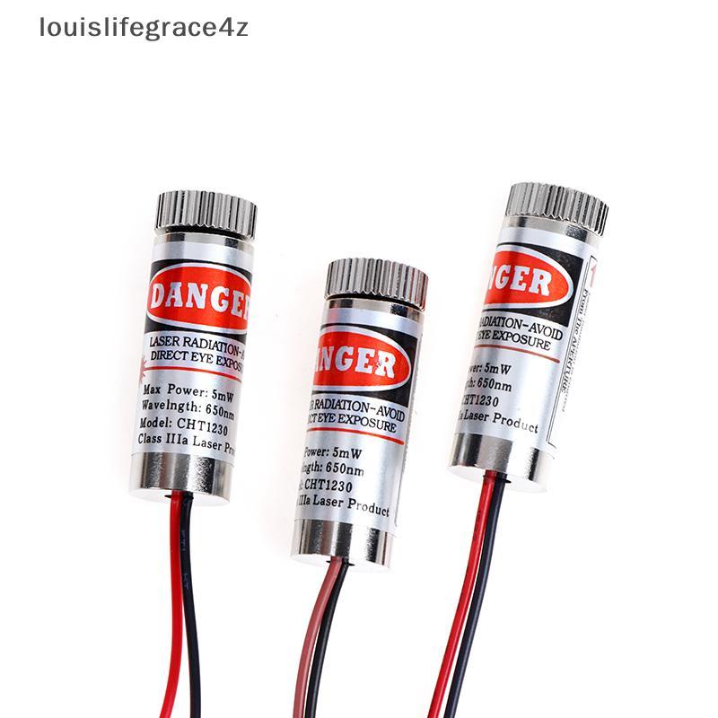 Grace4z 650nm 5mW Red Point/Line/Cross โมดูลเลเซอร์เลเซอร์หัวเลเซอร์หลอด 3v-5v Dotted หัวเลเซอร์ใช้ส