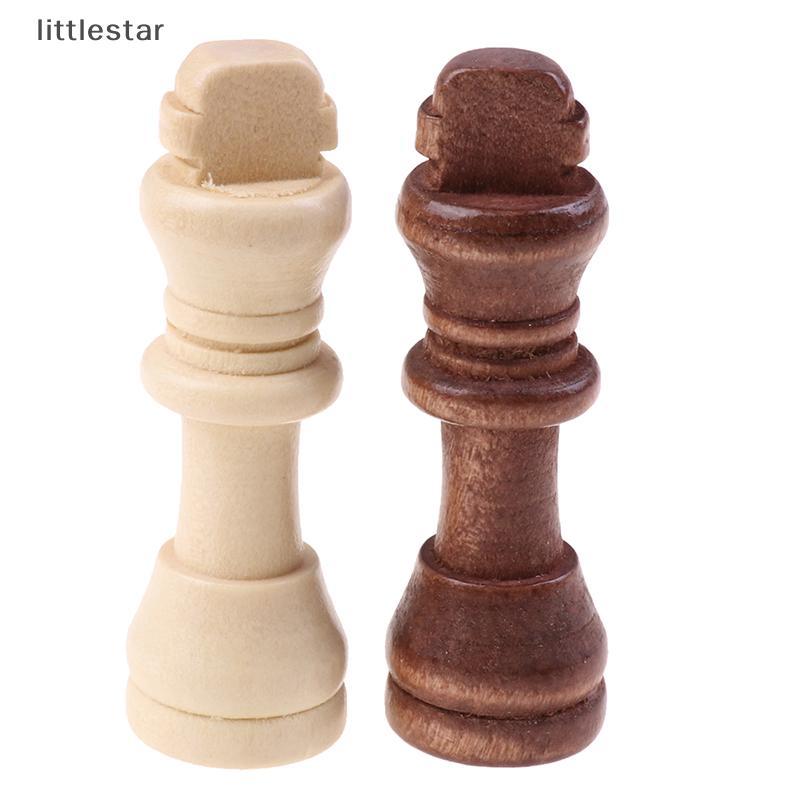 B&A 32 ชิ้น/เซ็ต 2.2 นิ้วหมากรุกไม้ชิ้น International Word Chess Game Chess Piece Entertainment Acce