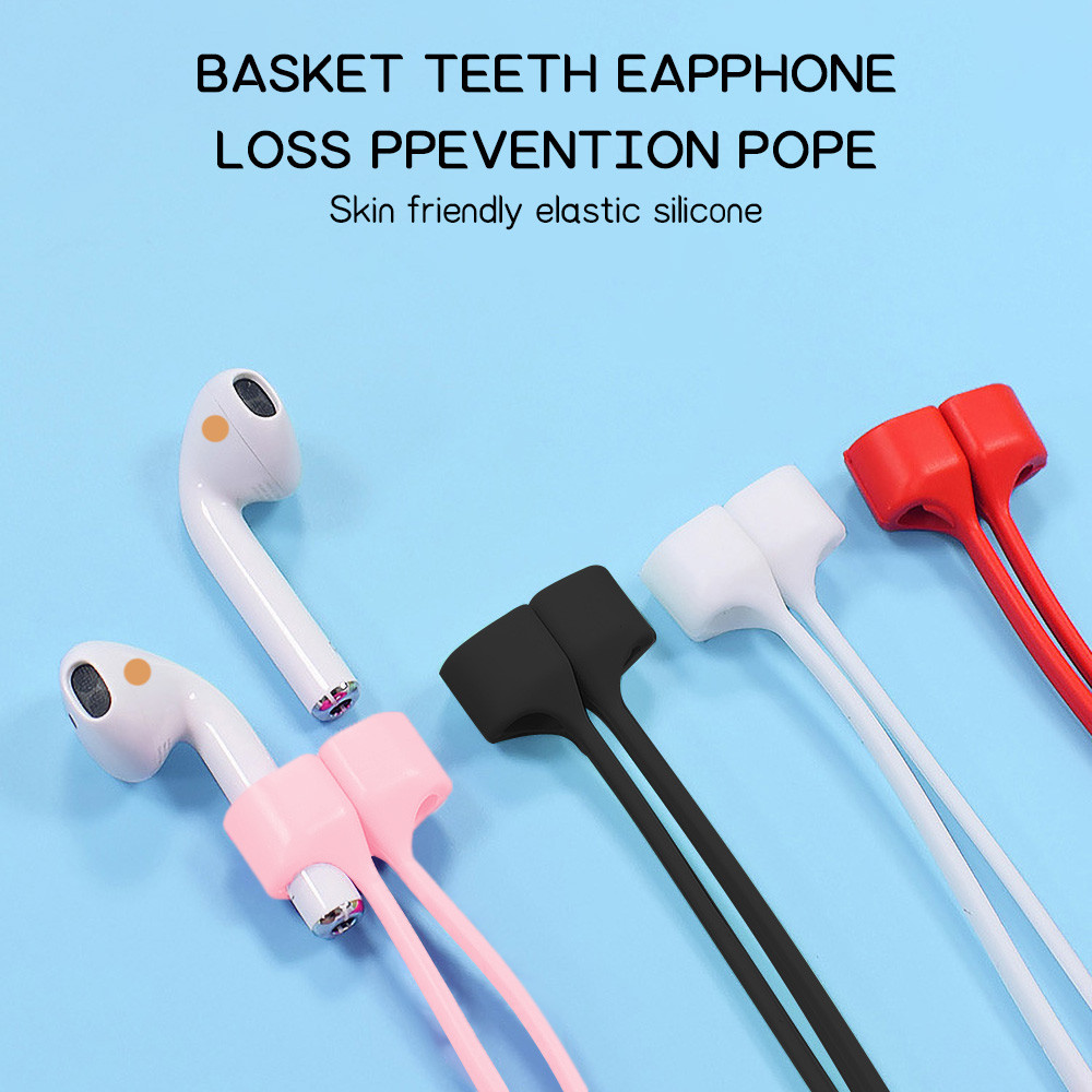 แม่เหล็ก สายคล้องหูฟัง ซิลิโคน for airpods กันหาย สำหรับ คล้องคอ สายคล้องหูฟังไร้สาย
