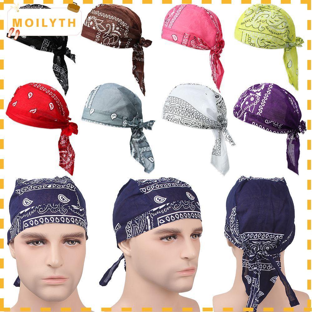 MOILYTH Pirate Hat Outdoor Sport Cotton Quick Dry Headscarf Bandana