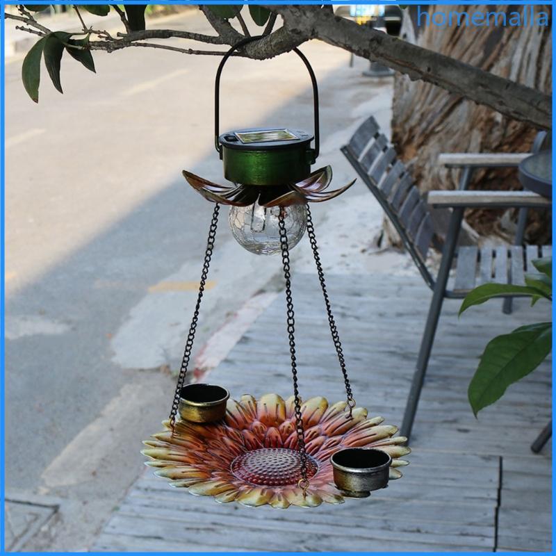 HO แขวน LED BIRD Feeder สําหรับ Wild Bird Solar Bird Feeder กลางแจ้ง Bird Feeder