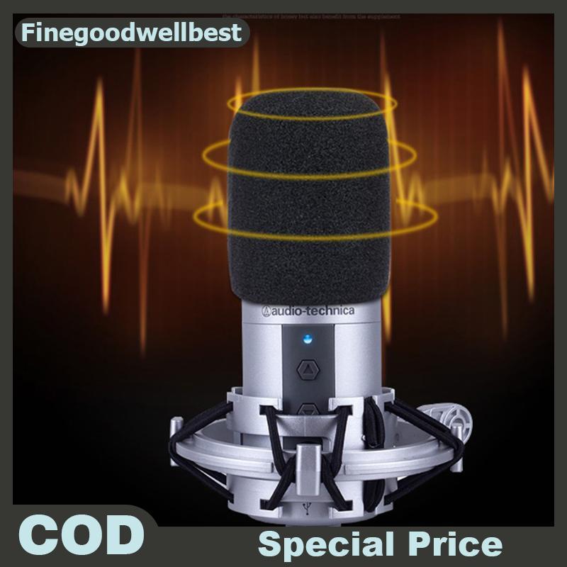 FBTH 1PC AT2020 Mic กระจก,Windproof โฟมกรองสําหรับ Audio Technica ATR2500 AT2035 AT2050 AT4040 ไมโคร