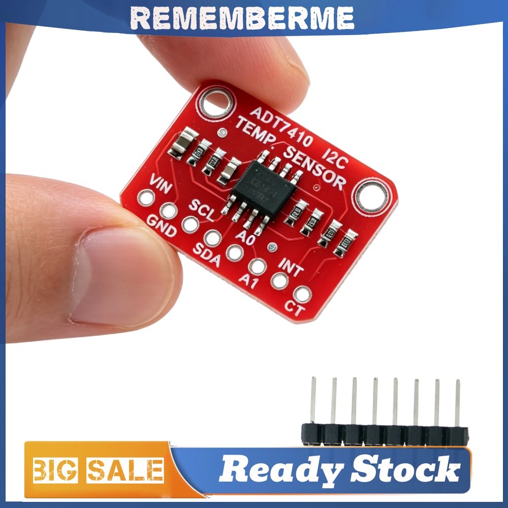ADT7410 Temperature Sensor I2C Module 16-Bit ±0.25°ค -55 ถึง 150°C 3.3V 5V