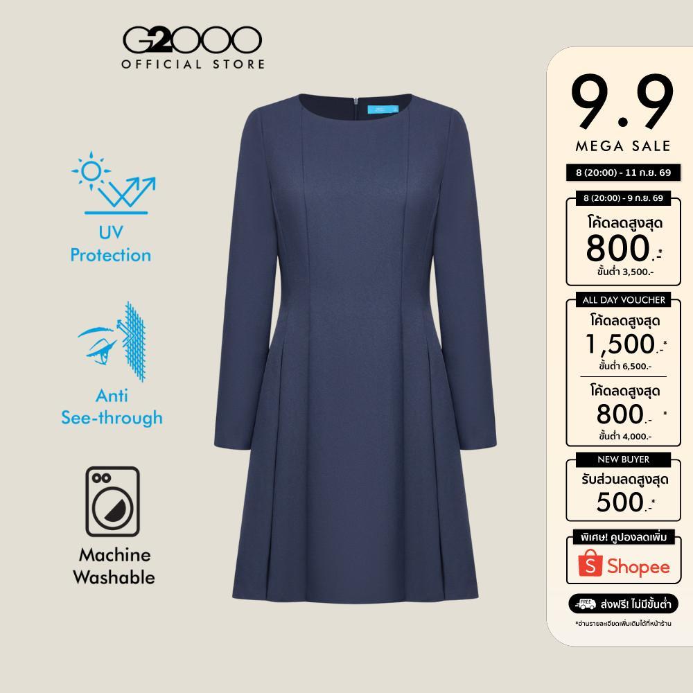 G2000 เดรสสำหรับผู้หญิง Fit & Flare Shape รุ่น 5623104679 DARK NAVY