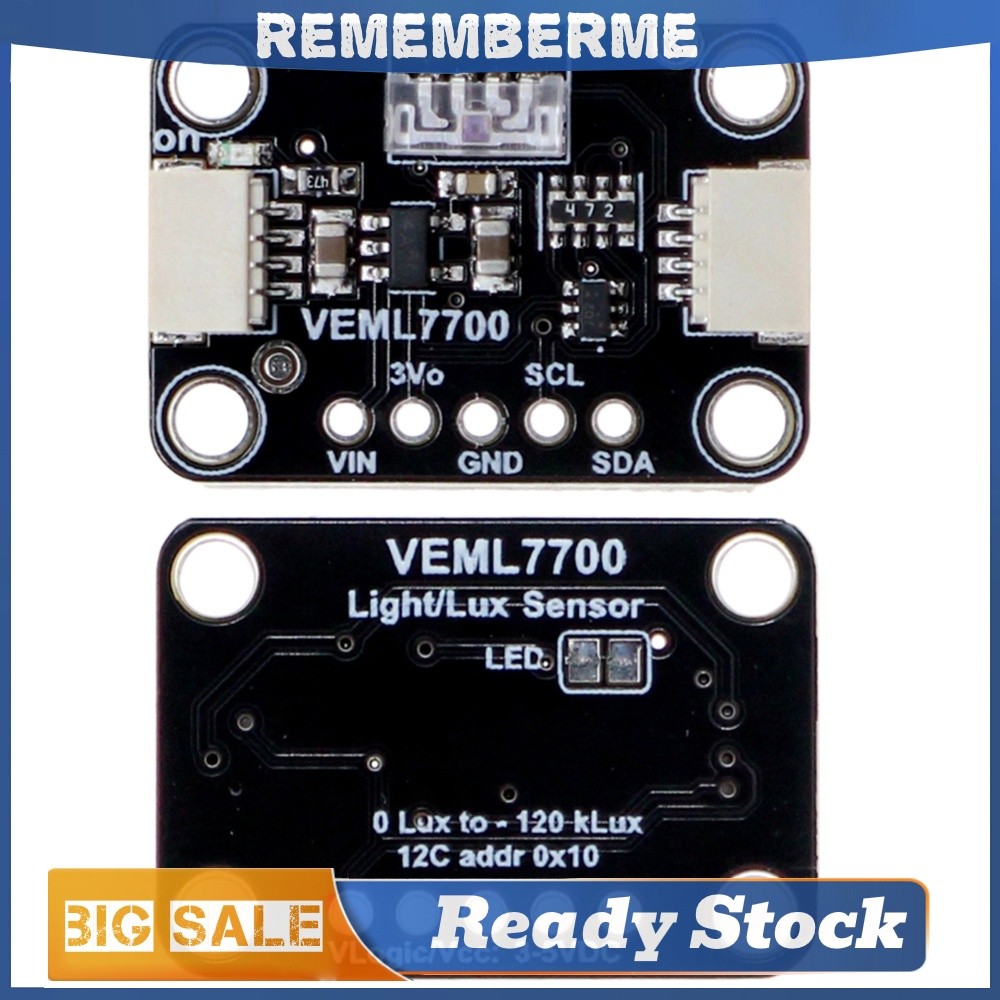 16-Bit VEML7700 เซ็นเซอร์แสงโดยรอบ I2C โมดูล 0.0036lx ความละเอียด