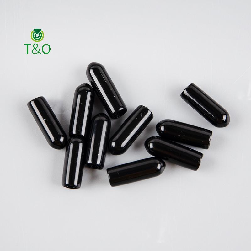 T&O 200PCS ขนาดกลางด้านใน 3.5 มม.ปลายยางใสสําหรับปลาย 4 มม.โลหะ s ป้องกันเจ็บ,ผมปลาย