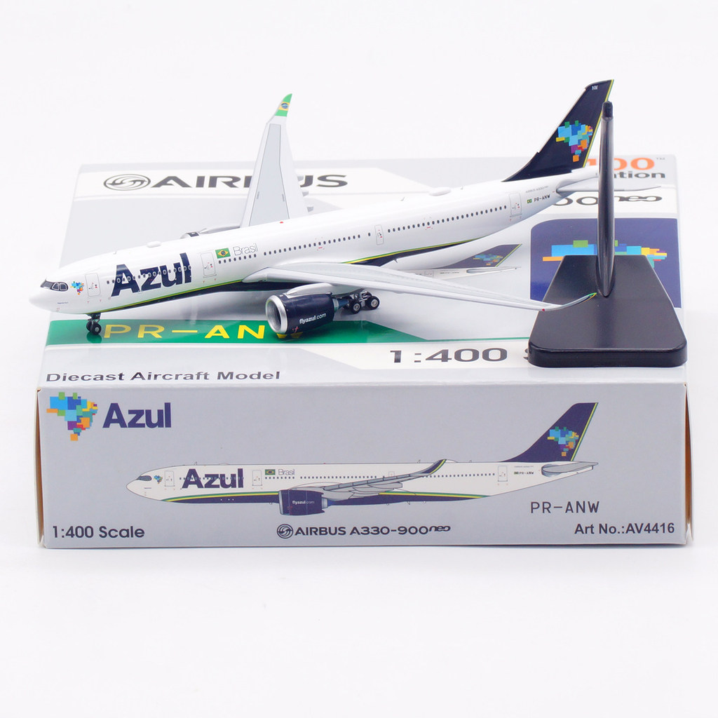 Aviation 1/400 Brazil Blue Airlines A330-900NEO เครื่องบินโลหะเครื่องบินรุ่น PR-ANW