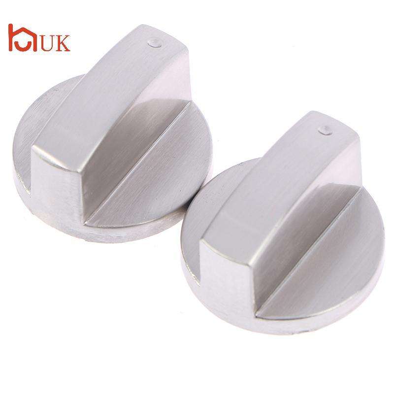 UK โลหะ 8 มม. Universal Silver เตาแก๊สปุ่มควบคุม Adaptors สวิตช์เตาอบ TH