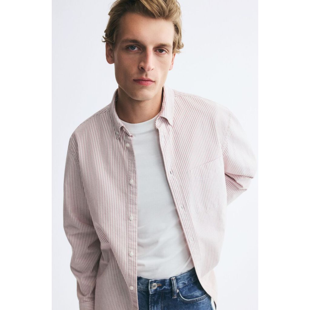 H&M قميص أكسفورد رجالي Regular Fit