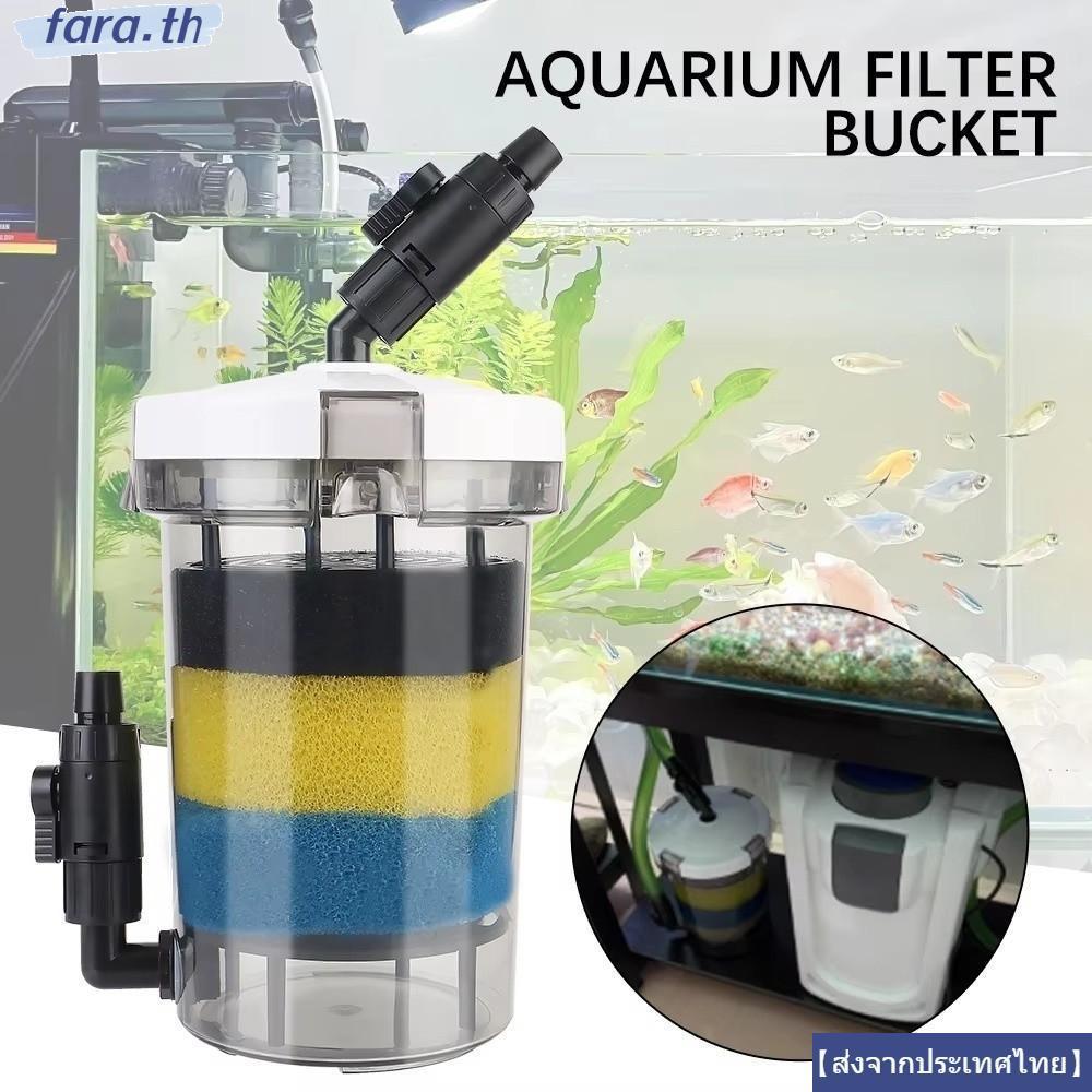 จัดส่งจากประเทศไทยFARA Mini Fish Tank Filter, Mini ขนาดพร้อมตัวกรอง Cotton Aquarium Pre-filter, คุณภาพสูงไม่มีปั๊มติดตั้งง่ายกรอง Barrel Water