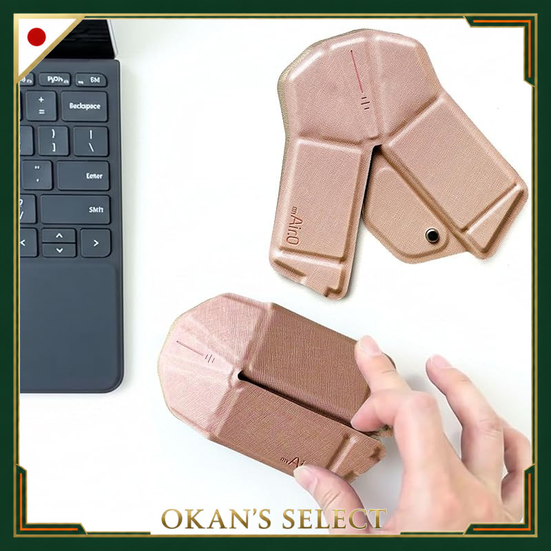myAir.0 OriMouse Origami Mouse – Transforms into Full Size in 0.5 Seconds, Ultra-Lightweight 5 mm Th
