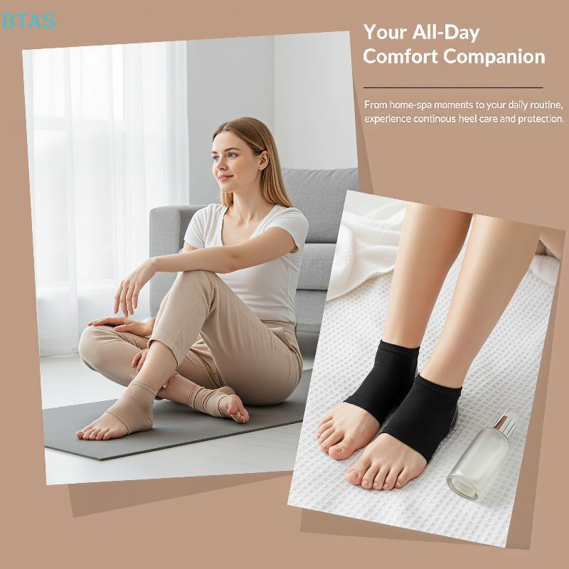 BT Foot Nourishing Moisturizing Sos 1 คู่ซิลิโคน Craed Heel Care Sos สําหรับผู้ชายผู้หญิง Home Spa ใ