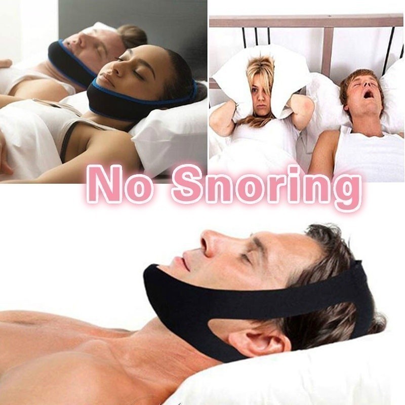 ป้องกันปาก Openin Strap Sleep Apnea Belt หยุดกรน