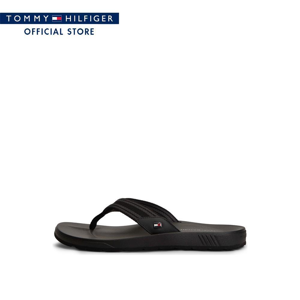 Tommy Hilfiger รองเท้าแตะ ผู้ชาย รุ่น FM0FM06005 BDS - สีดำ
