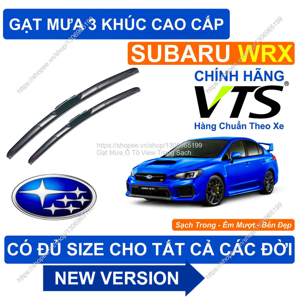 ที่ปัดน้ําฝน Subaru WRX 3-Segment - ที่ปัดน้ําฝนคู่สําหรับ Subaru WRX Series - ทุกขนาดสําหรับรุ่น Su