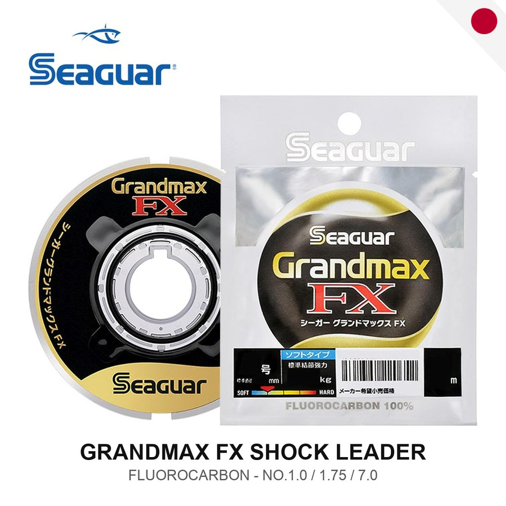 Seaguar Grand Max FX Fluorocarbon - Flexible Strongest Leader Line Japan Direct