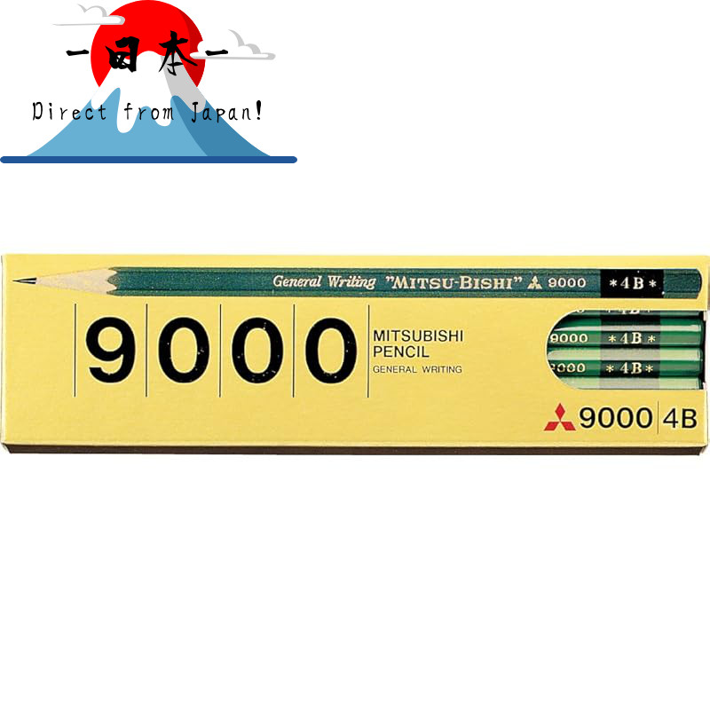 [Direct from Japan]
Mitsubishi Pencil 9000 4B Pencil 1 Dozen K90004B