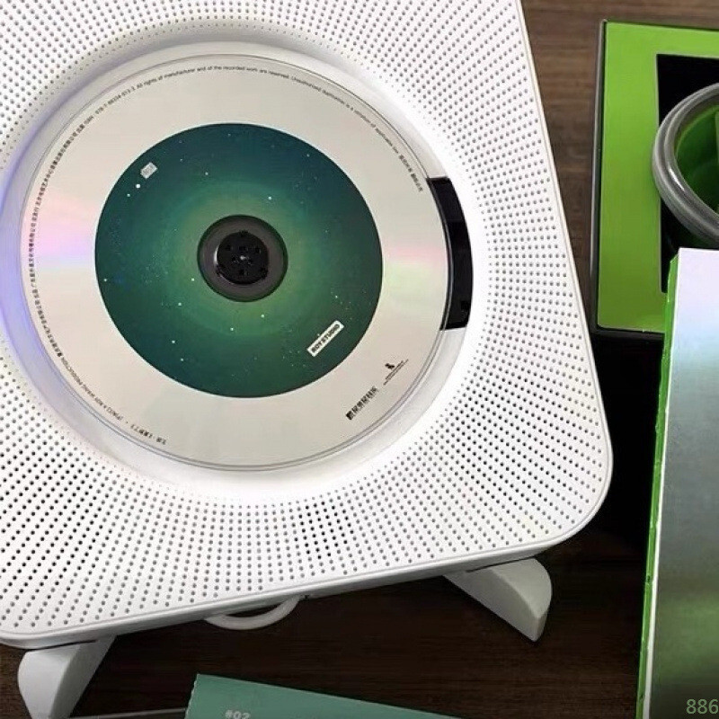 เครื่องเล่นซีดีติดผนังวันเกิดติดผนัง Retro เครื่องเล่นอัลบั้มเสียงบลูทูธ VinylHT99 5M3Z