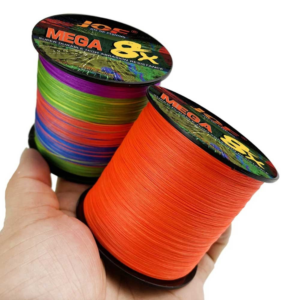 JOF สายตกปลา PE 8 Strands สำหรับปลาคาร์พ ขนาดเส้น Durch 0.14-0.50 มม. ความยาว 1000M/500M