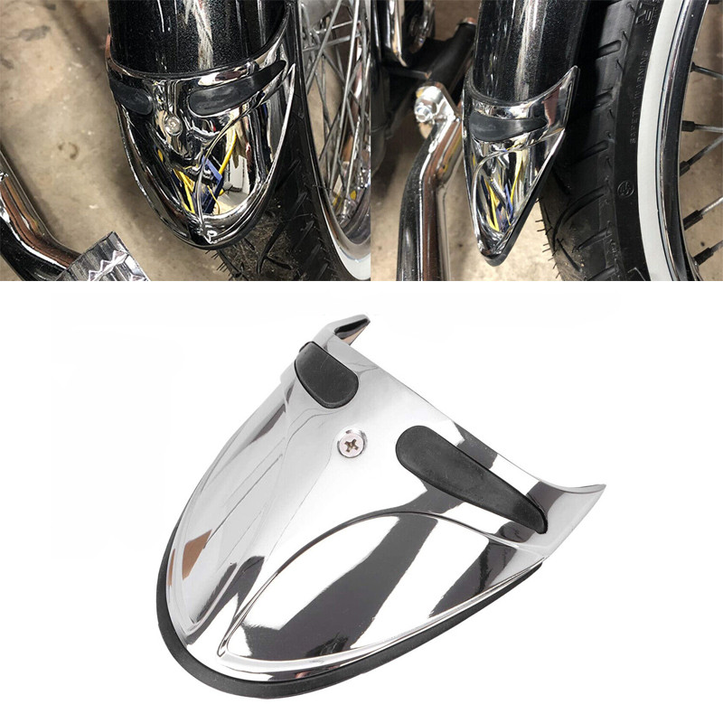 ขายร้อน Harley XL883 1200N X48 ดัดแปลงอุปกรณ์เสริมบังโคลนหน้า Extension 03-19 จัดส่งฟรี 10 ซม.