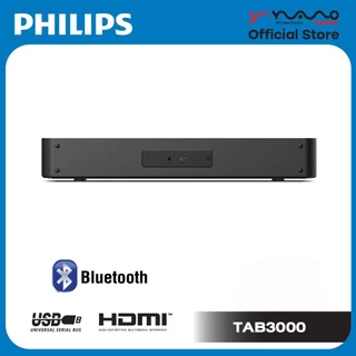 Philips ลำโพง Soundbar มาใหม่ล่าสุด ไซส์กะทัดรัด เสียงสเตอริโอคมชัด ของแท้ 100% รุ่น TAB3000/00