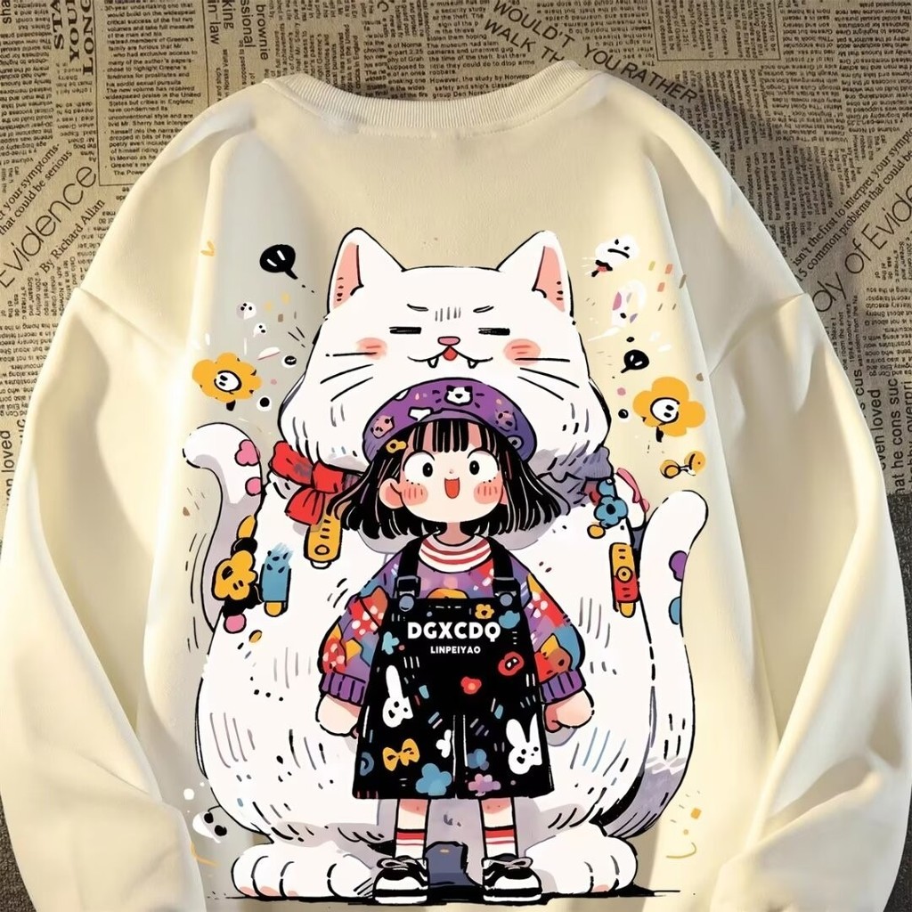 2025Versatile Jacket 23 Vintage Factory Direct Sales System newNEW Cartoon Sweatshirt American Style