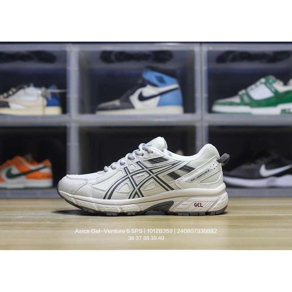 รองเท้าวิ่งระบายอากาศ GEL-VENTURE 6 น้ําหนักเบา พื้นนุ่ม เหมาะสําหรับกีฬาแข่งม้า 8DQW