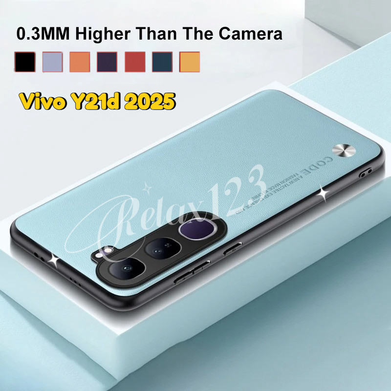 สําหรับ Vivo Y21d 5G 2025 VIVO Y21D VivoY21d Vivo y21d Y 21 d Y21d 21Y 4G 5G ปลอก 2025 หรูหราหนังโทร