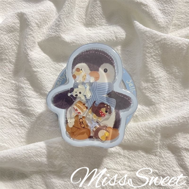 วงเล็บเคสโทรศัพท์ เหมาะสําหรับเคสโทรศัพท์ทั้งหมด INS น่ารัก Kitty Cat Christmas Tree Little Puppy Snowman ดาวกาวถุงลมนิรภัยวงเล็บเหมาะสําหรับ Desktop Retract - รูปที่ 4