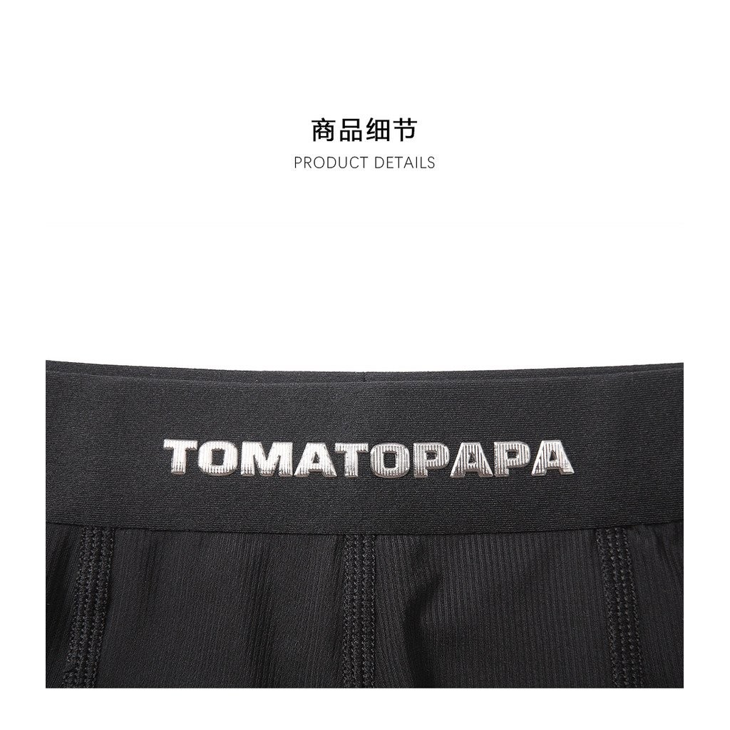 TOMATOPAPA กางเกงบ๊อกเซอร์สำหรับผู้ชายแบบยืดหยุ่น สลีปซีเมน_less_than_removed_by_tool_greater_than_ วัสดุเนียนเหมือนไหม พอดีตัวสำหรับการออกกำลังกายและทำท่าคิกขึกรัด — صورة 8