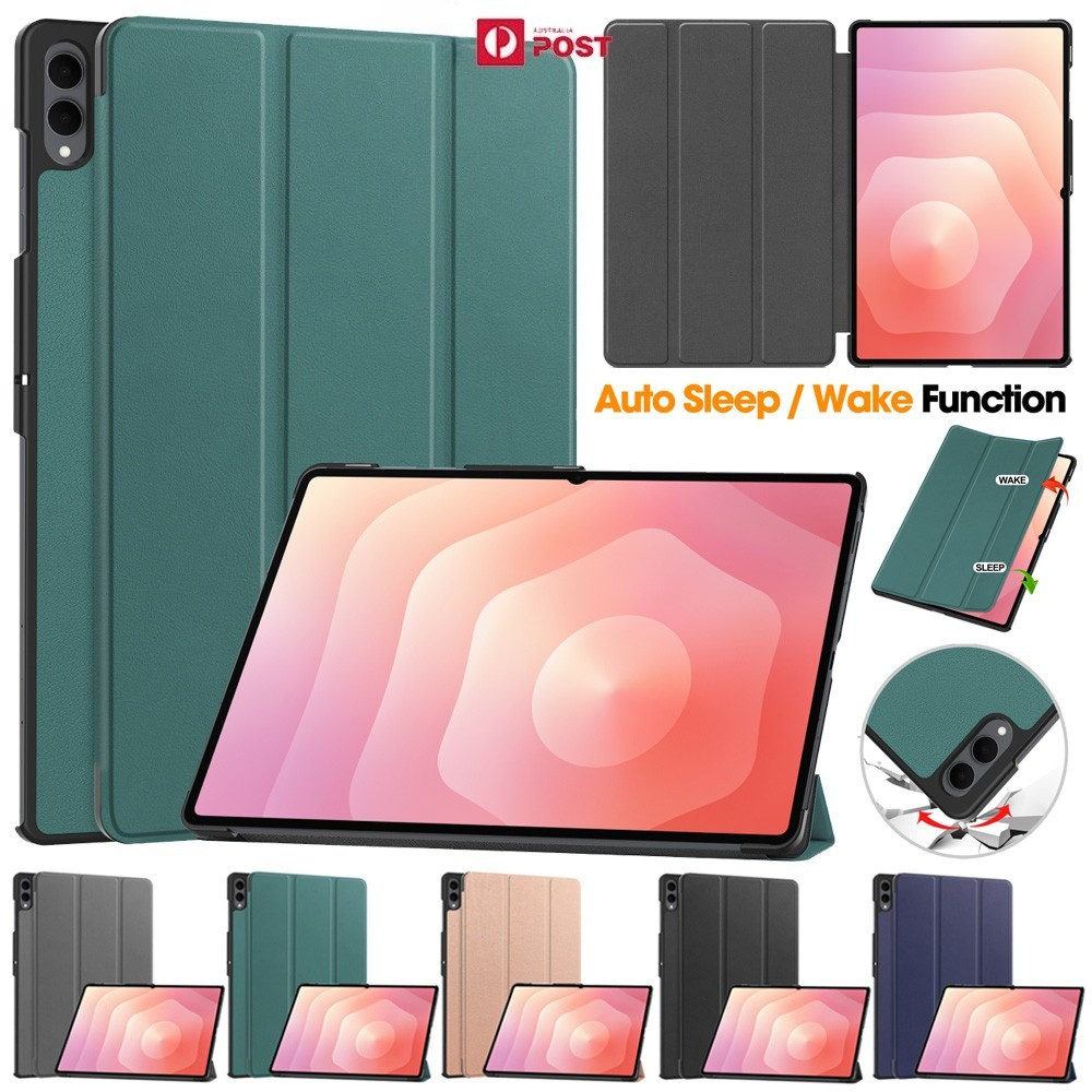 สําหรับ Samsung Galaxy Tab S11 Ultra 14.6" SM-X930 SM-X936B สมาร์ทหนังขาตั้งกันกระแทกฝาครอบแม่เหล็ก