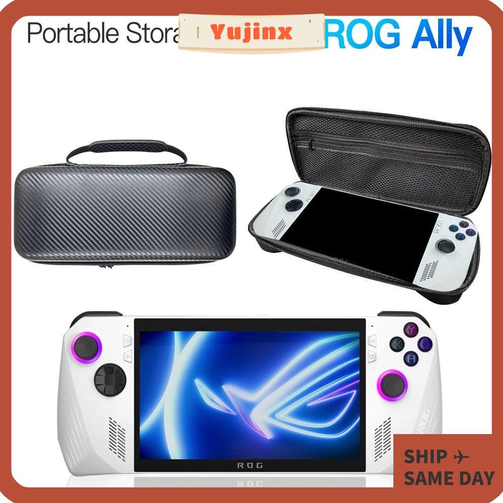 YUJINX กระเป๋าถือ, ตัวป้องกันหน้าจอ EVA กระเป๋าเก็บของ, ฝาครอบป้องกันแบบแข็งแบบพกพา Asus ROG Ally