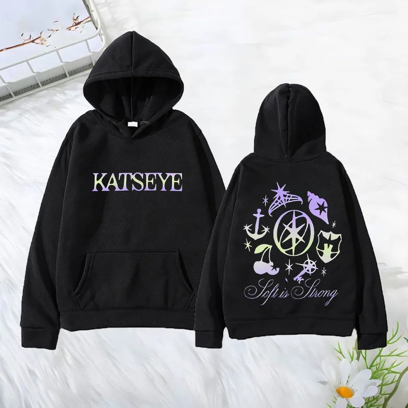 Unisex Katseye fashion Hoodie Men Women 2025 oversized Long Sleeve clothing Cal Sweatshirts vintage 