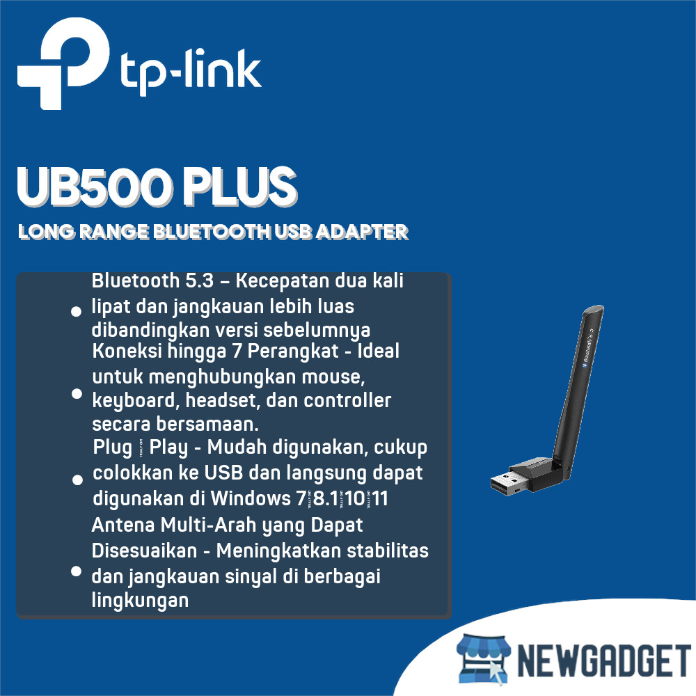 อะแดปเตอร์ USB BLUETOOTH ระยะไกล TP-LINK UB500 PLUS