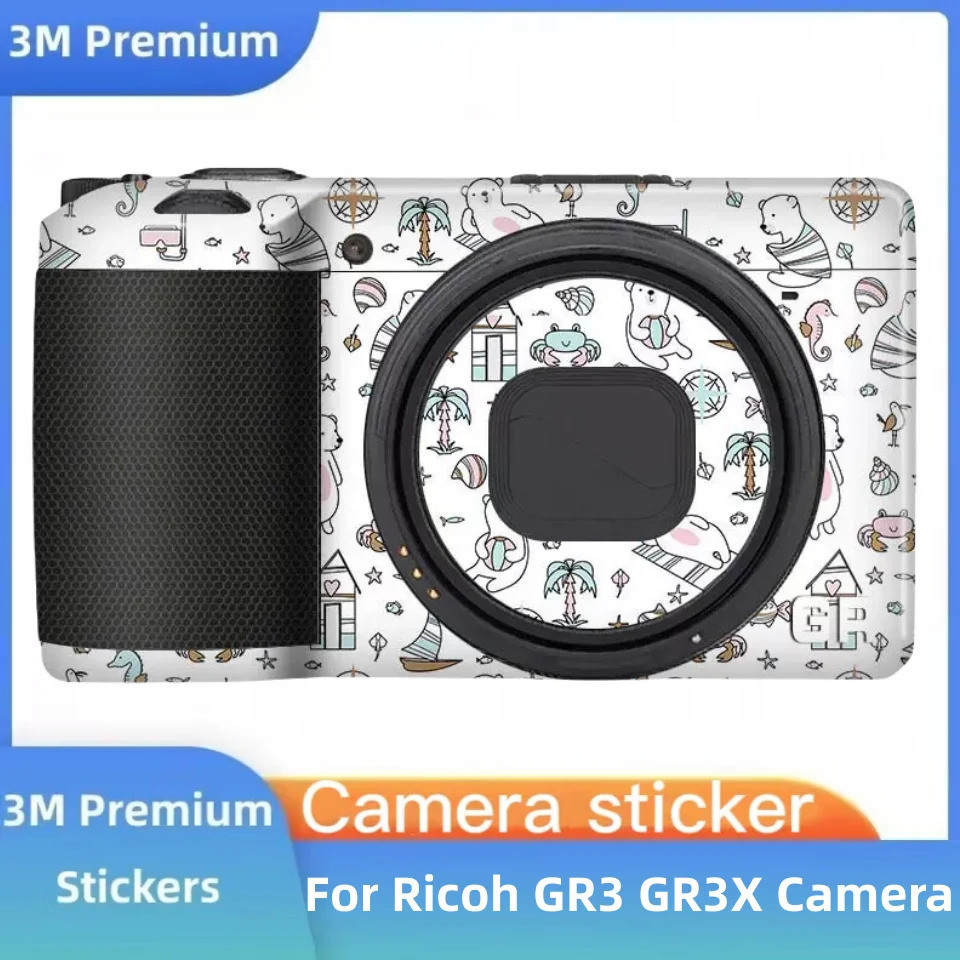 GR3 GR3X Decal ไวนิลห่อฟิล์มกล้องสติกเกอร์ป้องกันสําหรับ Ricoh GRIII GRIIIX GR III X IIIX M3 M3X