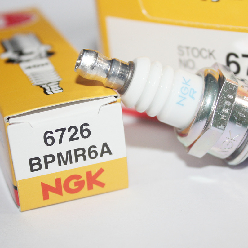 หัวเทียน NGK BPMR6A เหมาะสําหรับ Huasheng เครื่องบรรจุผัดลูกโซ่เครื่องตัดหญ้าเรือยอชท์ชา Picker เครื