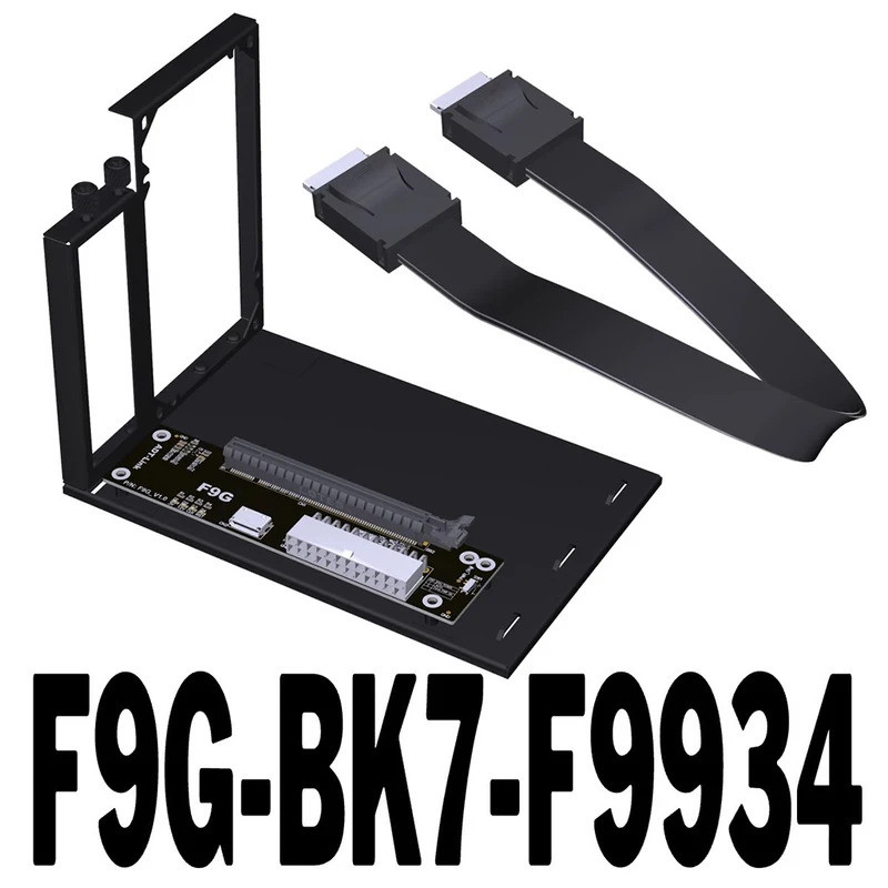 PCIe 4.0 F9G 64Gbps สําหรับ OcuLink แล็ปท็อปภายนอกกราฟิกการ์ด GPU Docking Station สําหรับ M.2 NVMe ถ