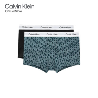 CALVIN KLEIN กางเกงในผู้ชายแพ็ค 2 ชิ้น Icon Cotton Stretch ท…