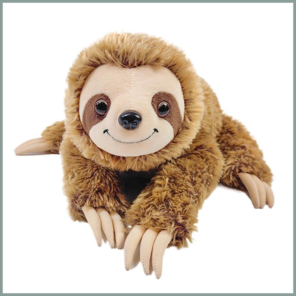Sloth ตุ๊กตานุ่มน่ารักสมจริง Sloth ตุ๊กตาของเล่นตุ๊กตาการ์ตูน Huggable ตุ๊กตาสัตว์สําหรับครอบครัวเพื