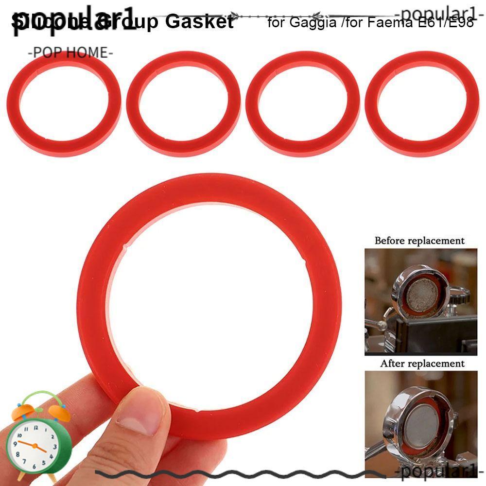 POPULAR 1 ชิ้นซิลิโคนกลุ่มปะเก็น, 8.0 มม.E61 Group Head Seal Kit, Leakproof O-Ring ปะเก็น Coffeeware