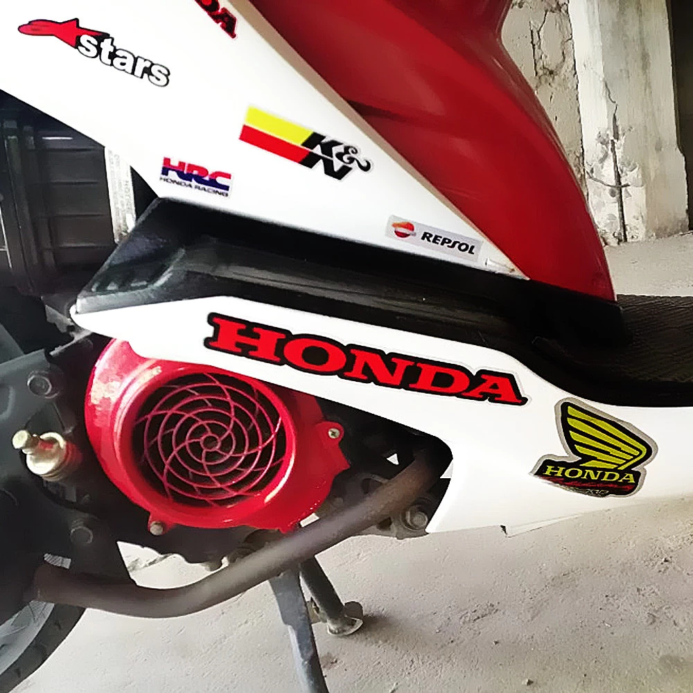 สติกเกอร์โลโก้ Honda สำหรับ PCX 2015 2019 2020 HRC Wave110i 125i Click125 150 ADV150 Forza350 Super Cub Zoomer X thumbnail 3