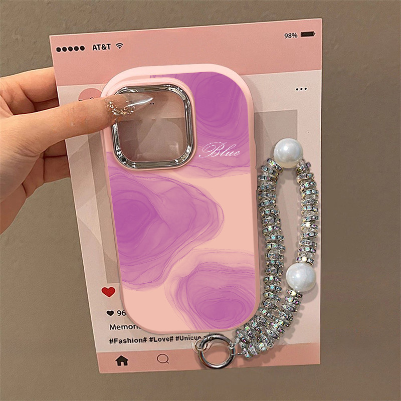 SAMSUNG [เคส+สร้อยข้อมือ]สําหรับSamsung A03S A20S M10S A21S A31A315FA32A33A34A50A30SA50SA51 A25 A11 