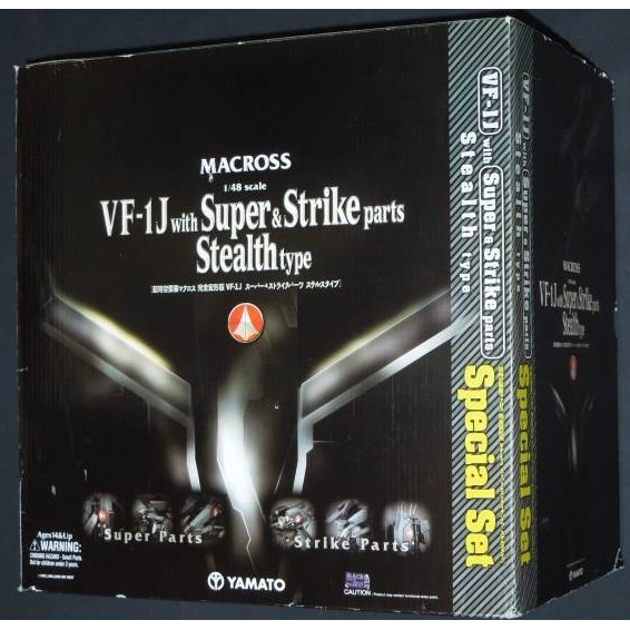 ◆การจัดส่งโดยตรงของญี่ปุ่น Yamato 1/48 Macross Macross VF-1J Stealth เวอร์ชั่นญี่ปุ่น