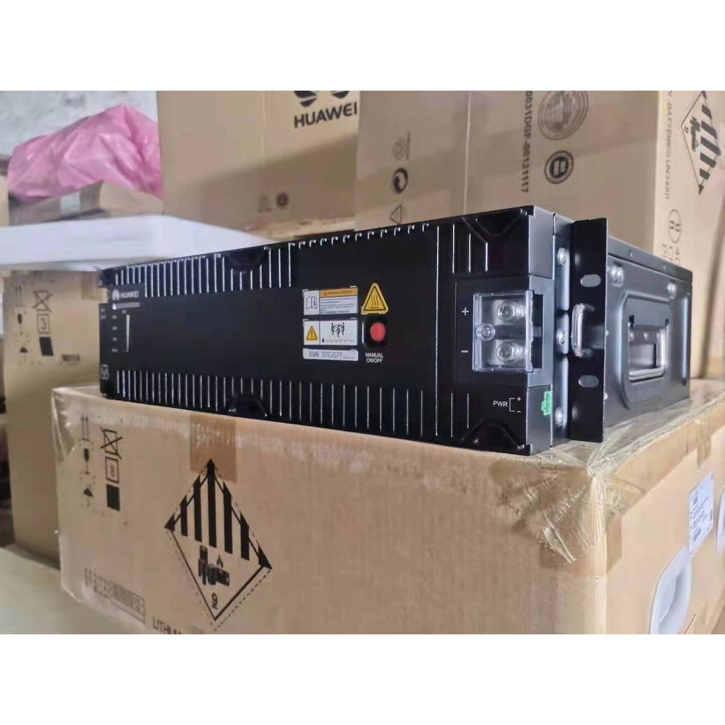 Huawei 48V100AH แบตเตอรี่ลิเธียมเหล็กฟอสเฟต ESM-48100B1 การสื่อสารพลังงานแสงอาทิตย์ RV Energy Storag