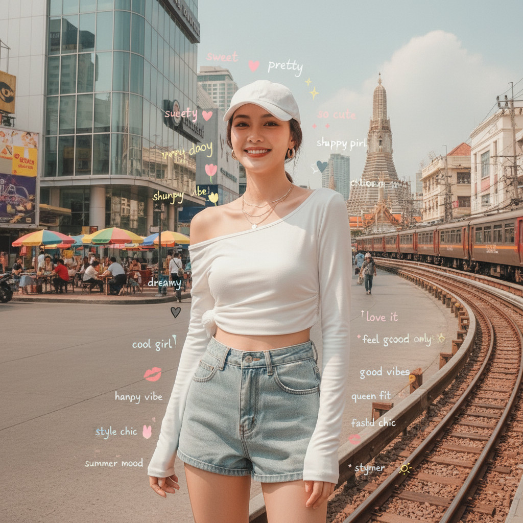 ꕥCatalog Fashionꕥ เสื้อแขนยาวคอกว้าง ด้านหลังคอถ่วงเปิดหลัง แต่งสายคาด สีพื้น 2 สี
