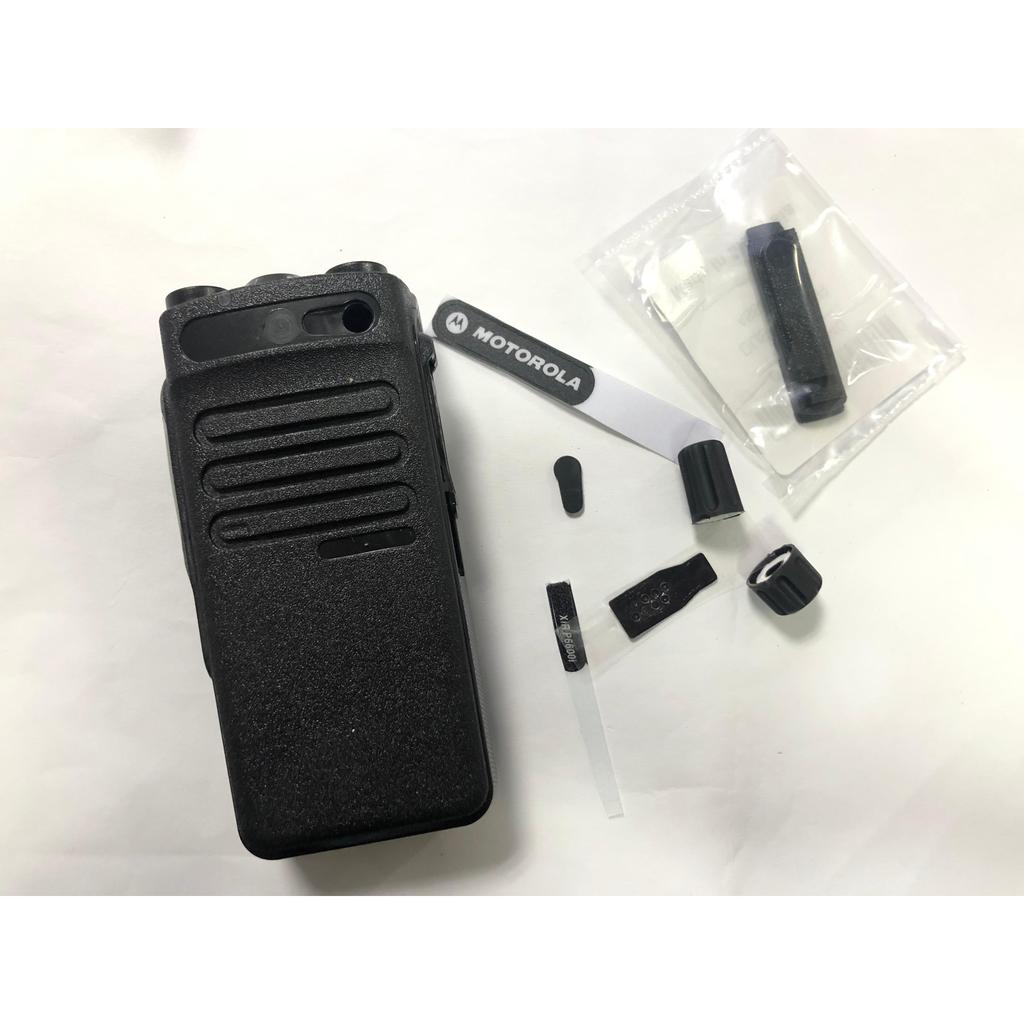 ยี่ห้อใหม่ Motorola XiR P6600 P6600i DEP350 Walkie-Talkie Talkie Face Shell พร้อมลําโพงสายเคเบิลแบน 
