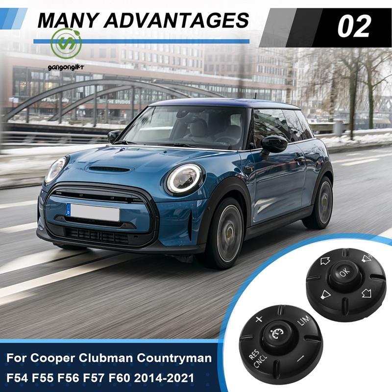 [gangong1kr]ฝาครอบพวงมาลัยรถยนต์ปุ่ม Cruise Control สําหรับ F55 F56 F57 F60 61316814567 61319360507 