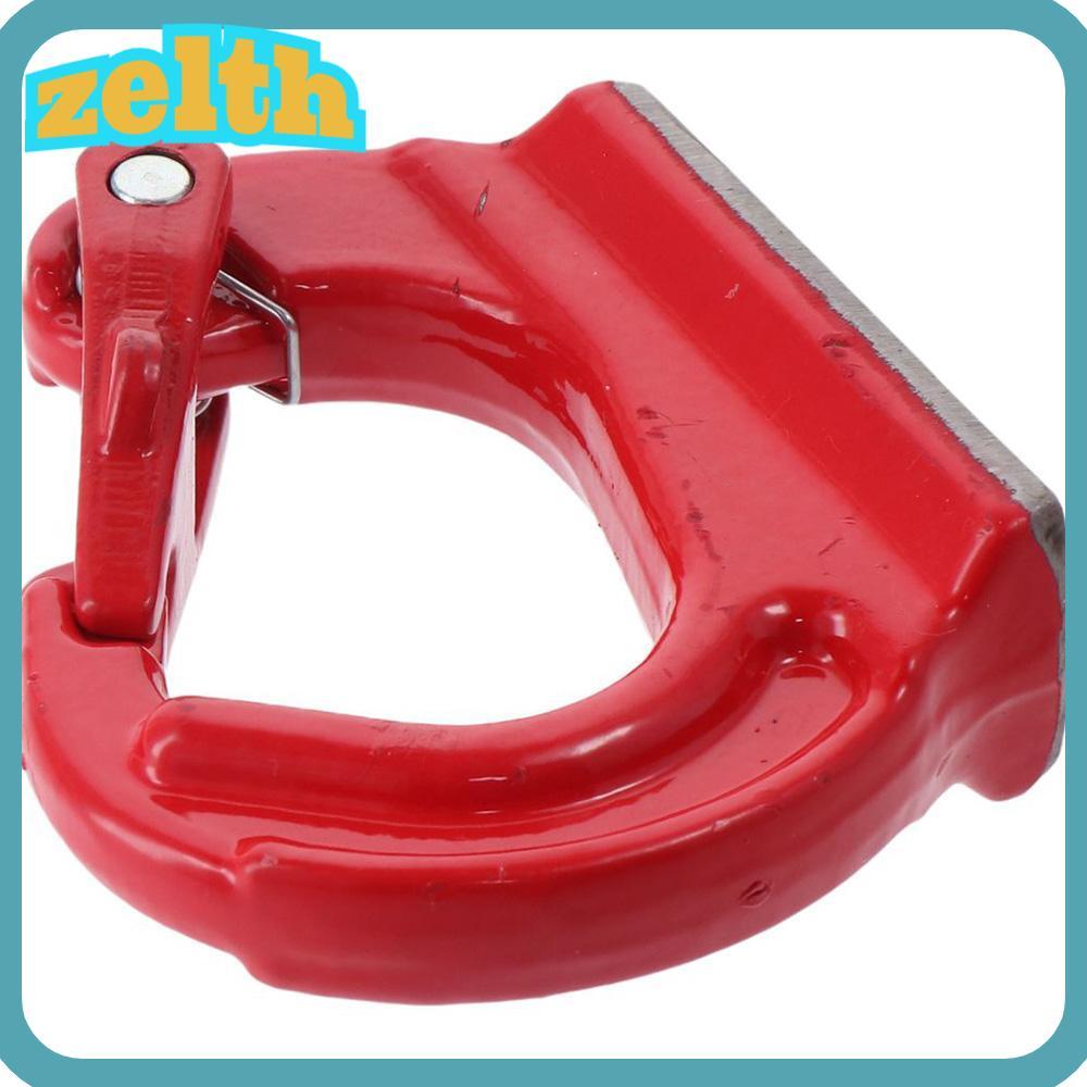 ZELTH ตะขอยกสําหรับงานหนัก, ตะขอสมอเชื่อม G80 โลหะผสมเหล็ก 2T, ความจุ 4400lbs สีแดงพร้อมตะขอเชื่อมสล
