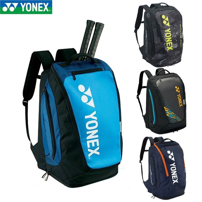 Yonex กระเป๋าแบดมินตัน วัสดุกันน้ำ กระเป๋าเป้สะพายหลังใส่ลูกแบดมินตัน พร้อมช่องใส่รองเท้าแยก